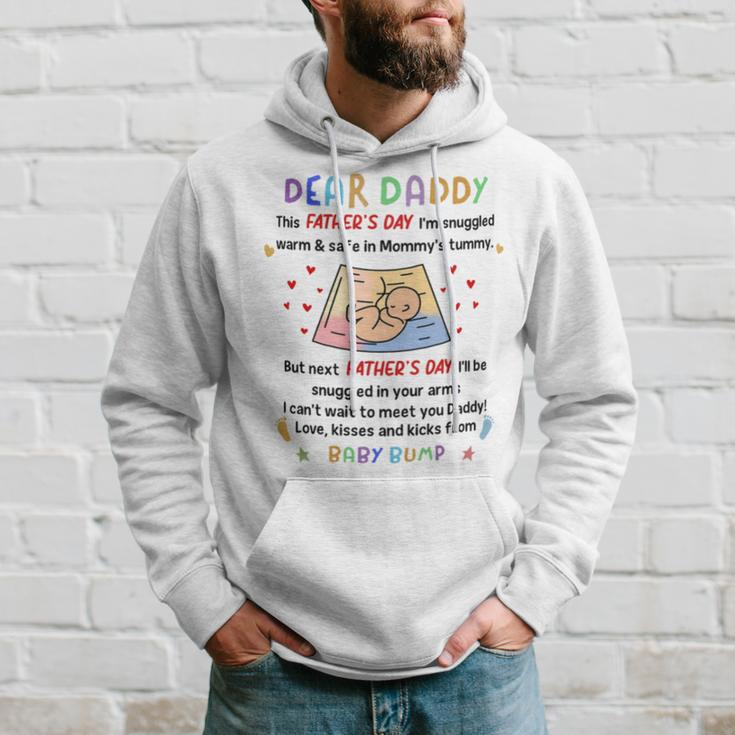 Dear Daddy I Cant Wait To Meet You Baby Bump Mug Hoodie Gifts for Him