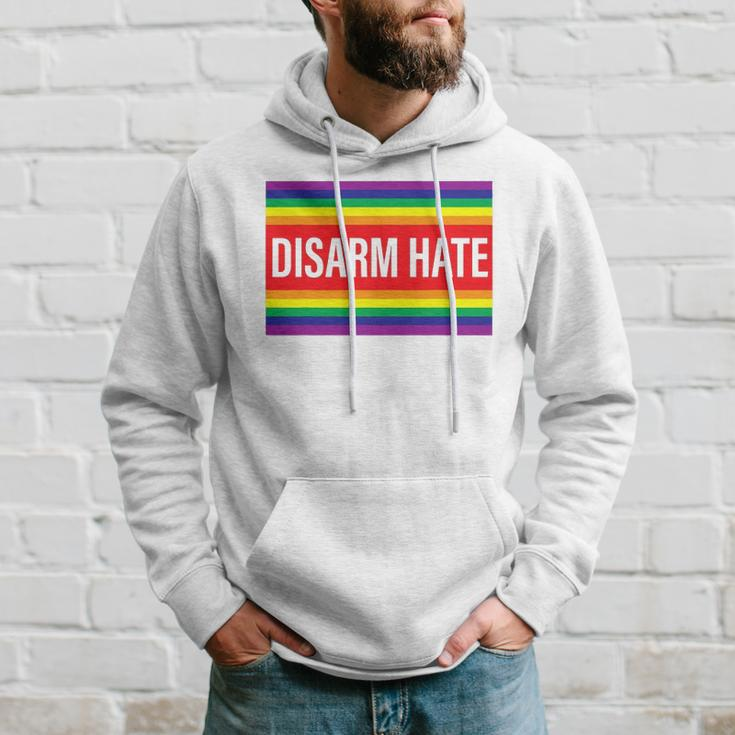 Disarm Hate Lgbtq Pride Protect Trans Students Not Afraid Hoodie Gifts for Him