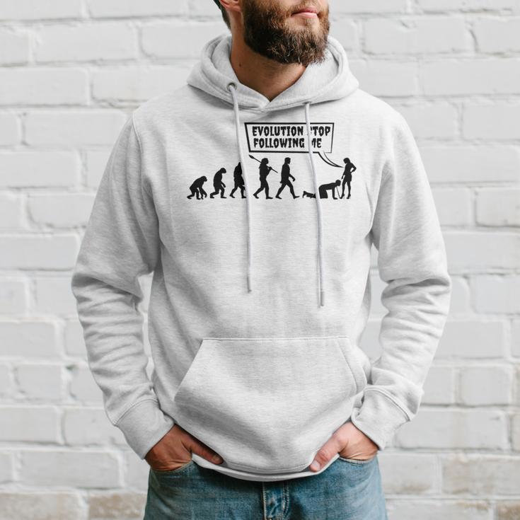 Evolution Stop Following Me Hoodie Gifts for Him