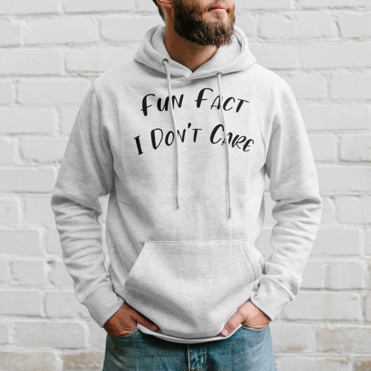 Fun Fact L Dont Care Funny V2 Hoodie Gifts for Him