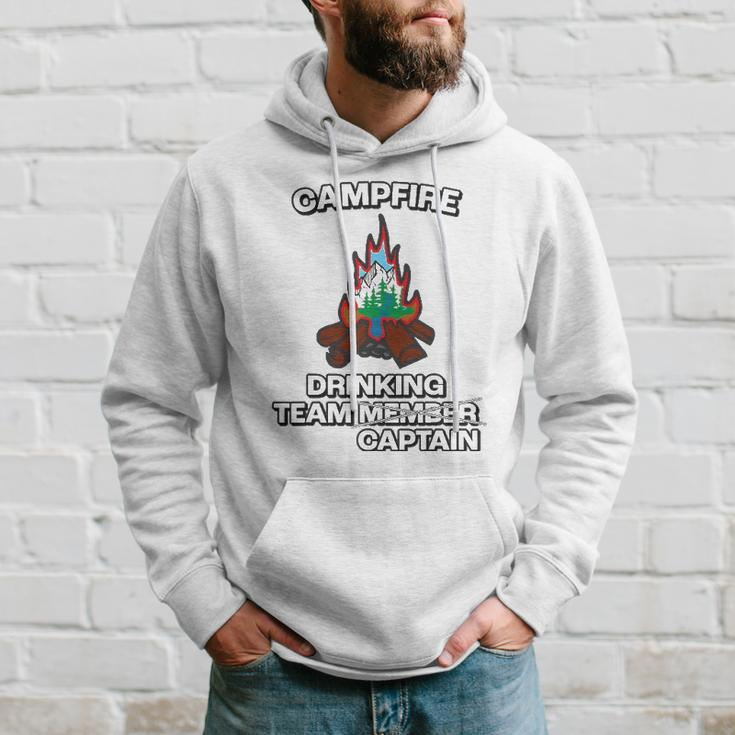 Funny Campfire Team Captain - Great Camping Hoodie Gifts for Him