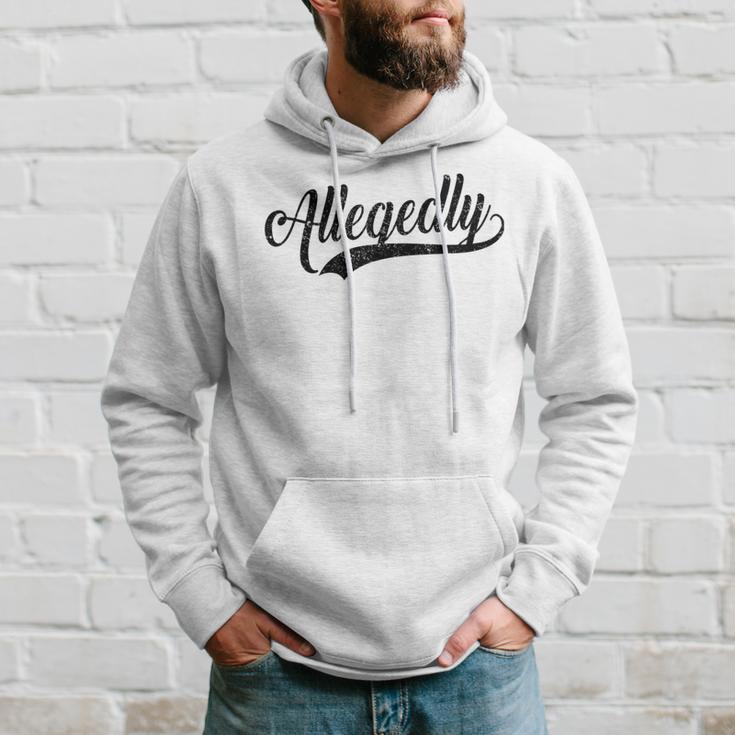 Funny Lawyer Gifts For Women Men Attorney Allegedly Hoodie Gifts for Him