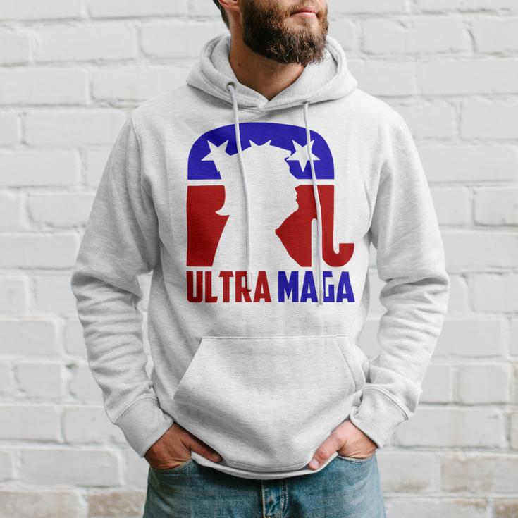 Funny Ultra Maga Gift For Americans Trump Biden Lover Hoodie Gifts for Him