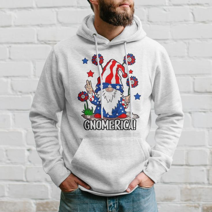 Gnomes 4Th Of July Women Gnomerica Girls American Flag Hoodie Gifts for Him