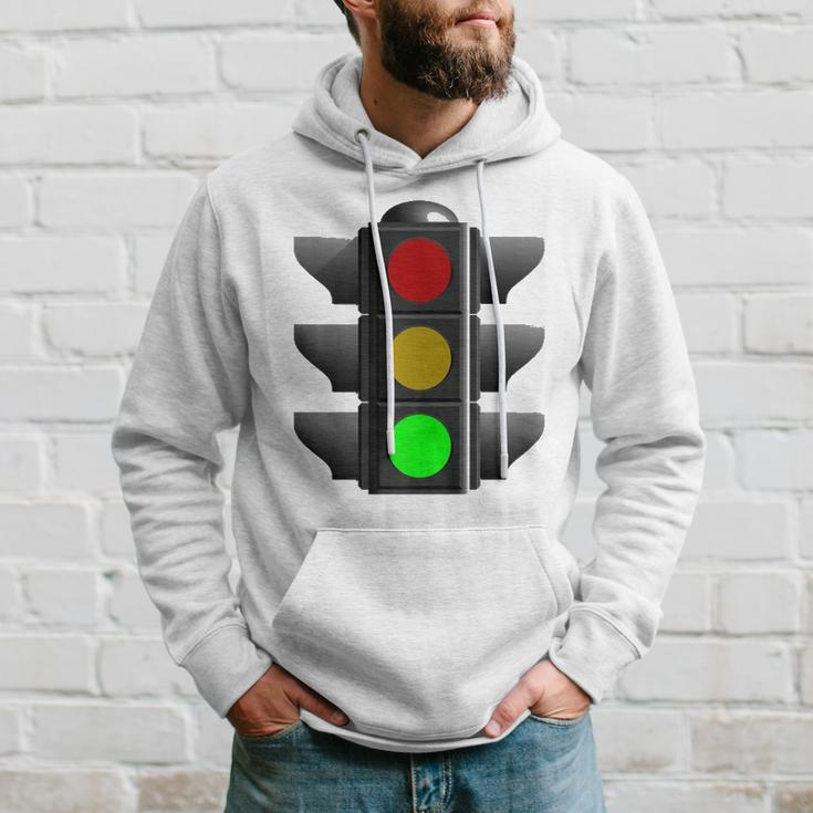Green Traffic Light Signal Stop Caution Go Hoodie Gifts for Him
