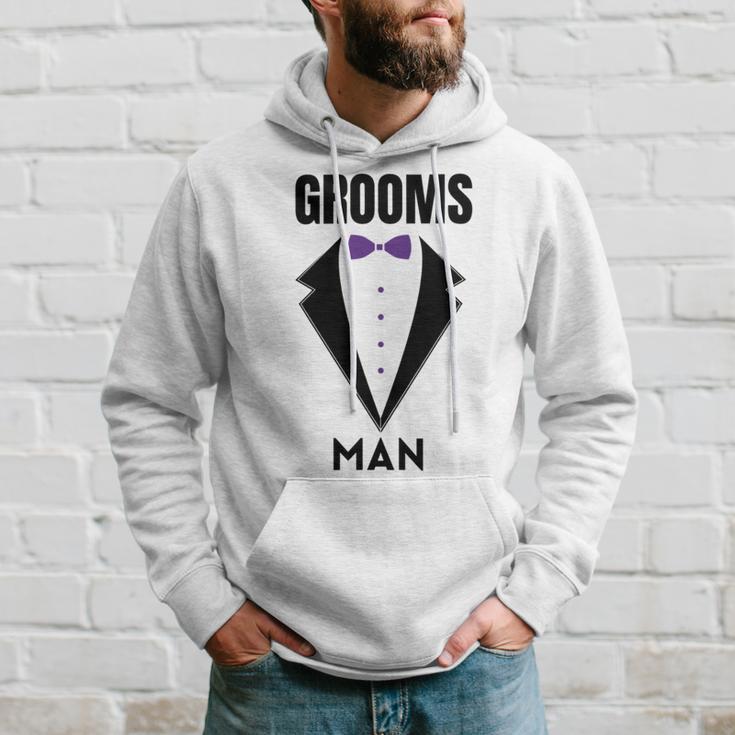 Groomsman Grooms Squad Stag Party Friends Themed Hoodie Gifts for Him