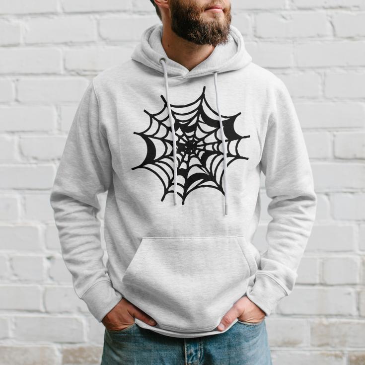 Halloween Spider Web Pattern Hoodie Gifts for Him