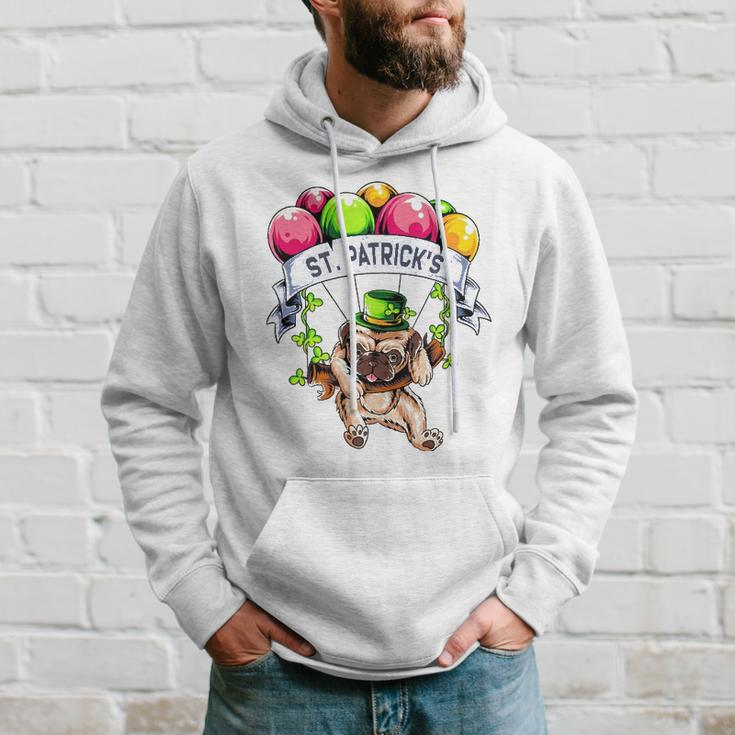 Happy StPatricks Day Pug Lover Gift Hoodie Gifts for Him