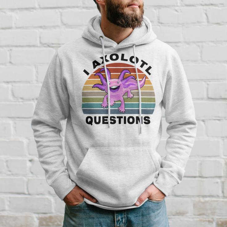 I Axlotl Questions Cute Axlotl V3 Hoodie Gifts for Him