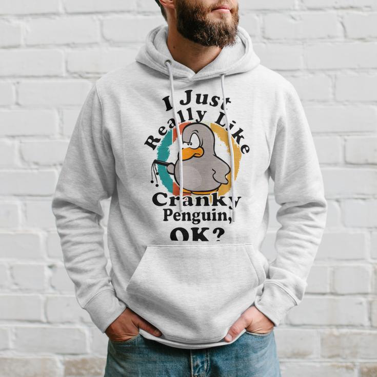 I Really Like Cranky Penguin Ok Hoodie Gifts for Him