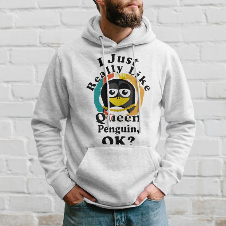 I Really Like Queen Penguin Ok Hoodie Gifts for Him