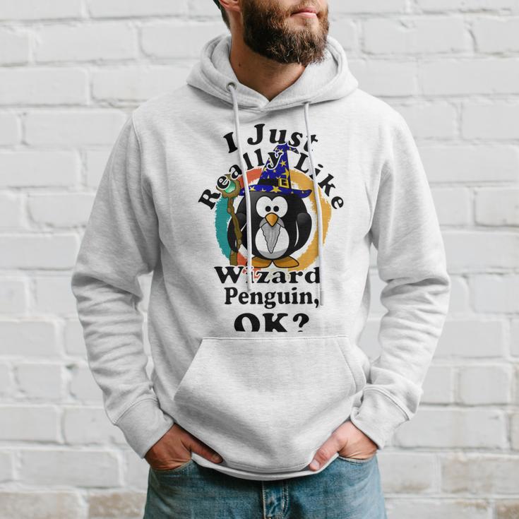 I Really Like Wizard Penguin Ok Hoodie Gifts for Him