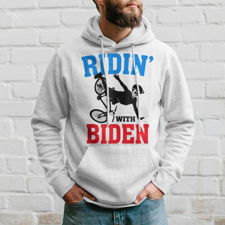 Joe Biden Falling With Biden Funny Ridin With Biden V3 Hoodie Gifts for Him