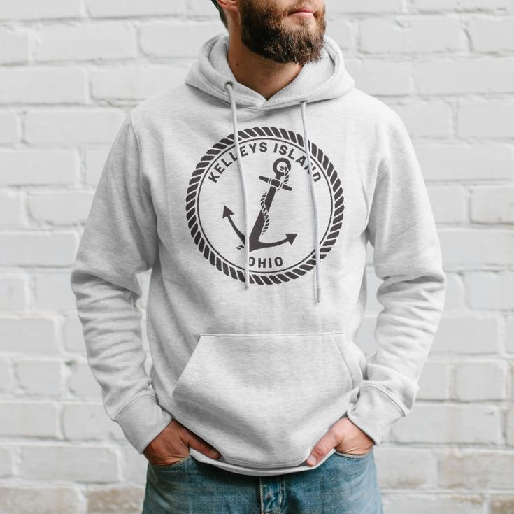 Kelleys Island Ohio Anchor State Of Ohio Hoodie Gifts for Him