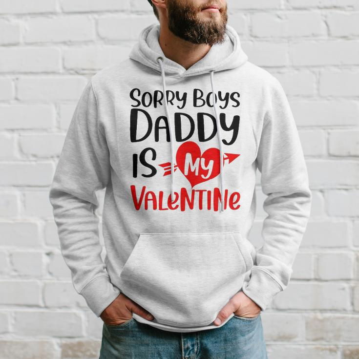 Kids Sorry Boys Daddy Is My Valentine Baby Girl Daughter Hoodie Gifts for Him