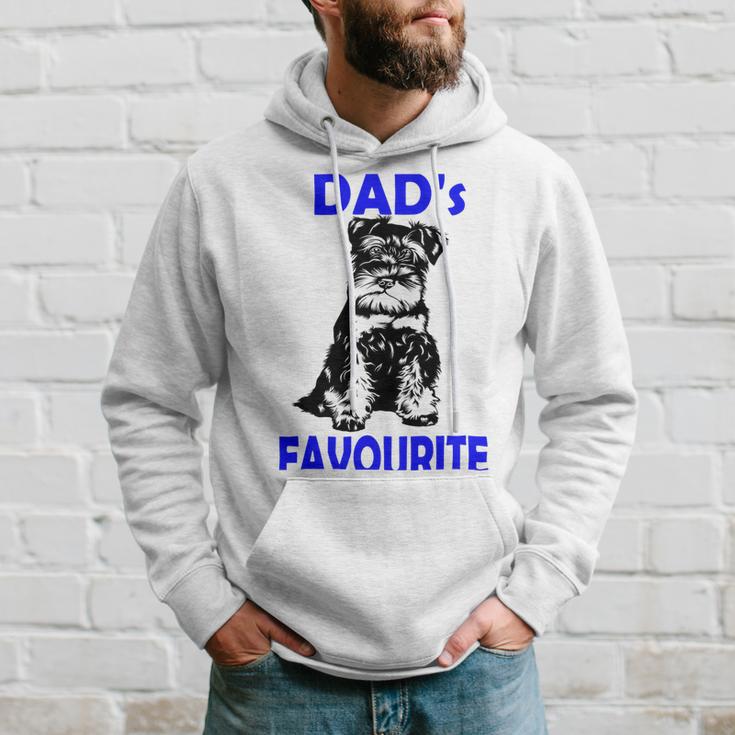 Miniature Schnauzer At Home Dads Favourite Multi Tasking Dog Hoodie Gifts for Him