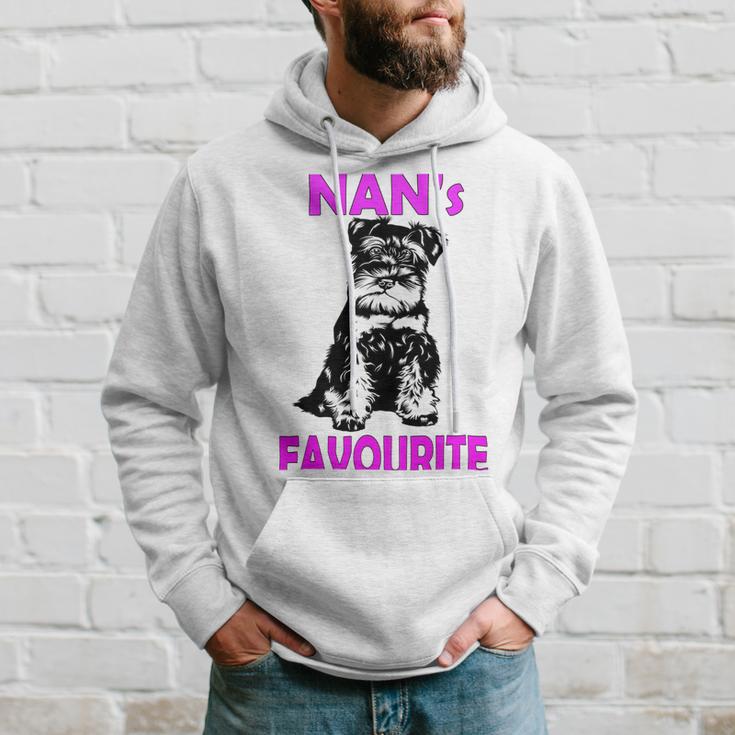 Miniature Schnauzer At Home Nans Favourite Multi Tasking Dog Hoodie Gifts for Him