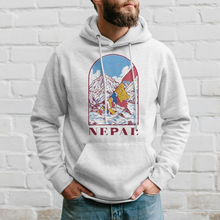 Nepal Himalayan Mountain Prayer Flags Hoodie Gifts for Him