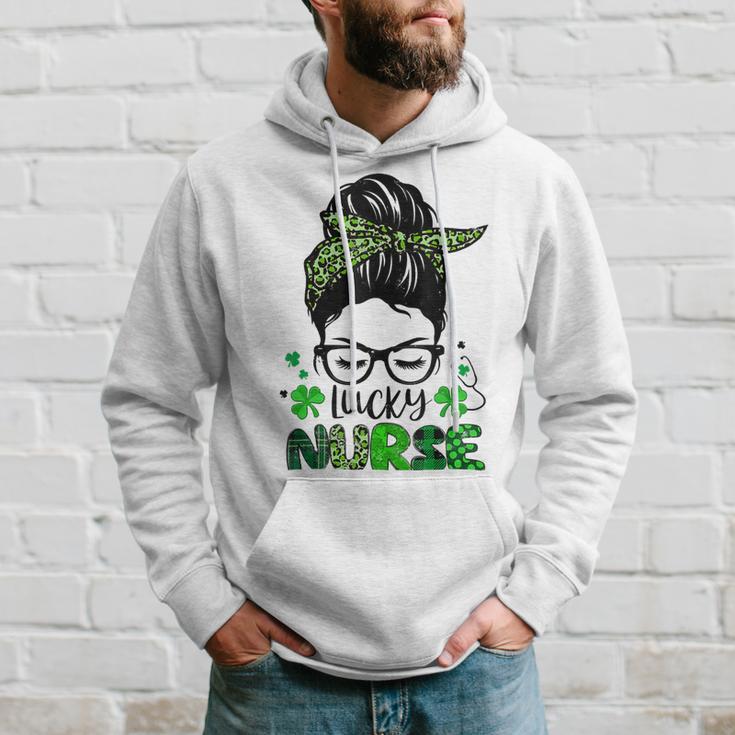 One Lucky Nurse St Patricks Day For Women Funny Nurse Hoodie Gifts for Him