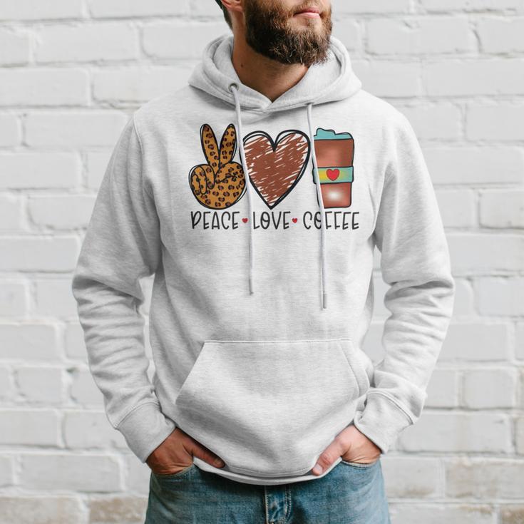 Peace Love Coffee Hoodie Gifts for Him