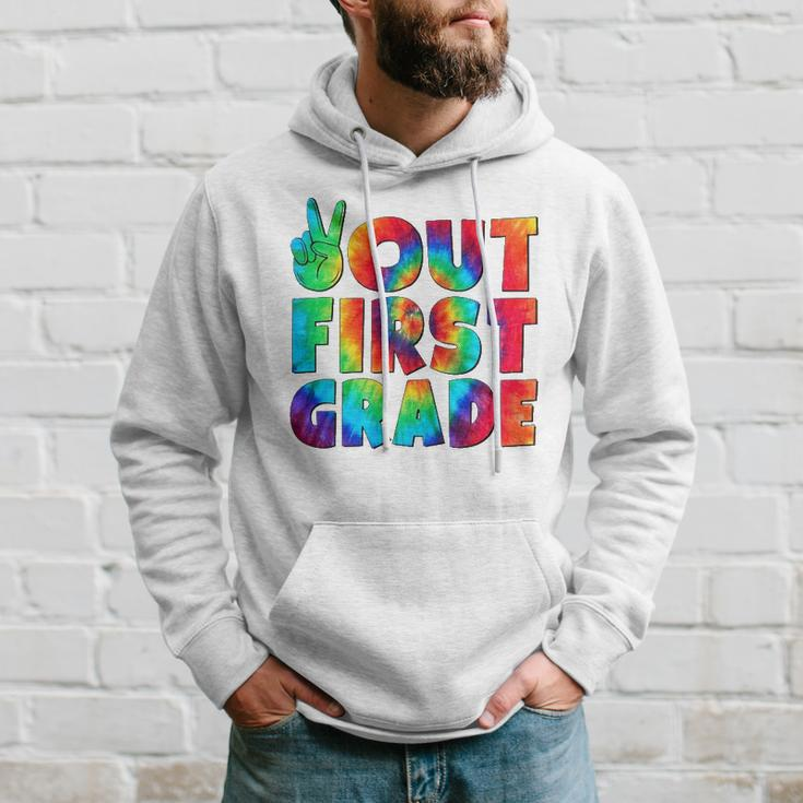 Peace Out First 1St Grade Graduation Last Day Of School Hoodie Gifts for Him