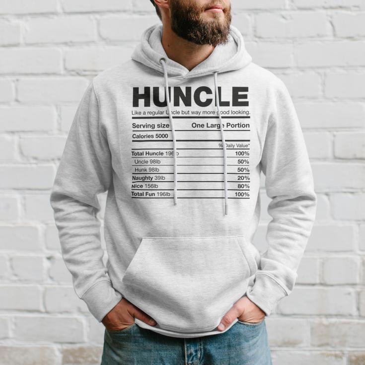 Premium Huncle Like A Regular Uncle But Way More Good Looking Nutrition Chart Hoodie Gifts for Him