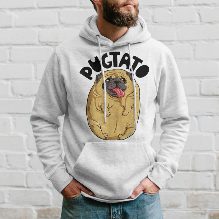 Pugtato Pug Potato Dog Lovers Costume Funny Meme Gifts Hoodie Gifts for Him