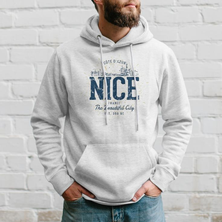 Retro Style Vintage Nice France Hoodie Gifts for Him