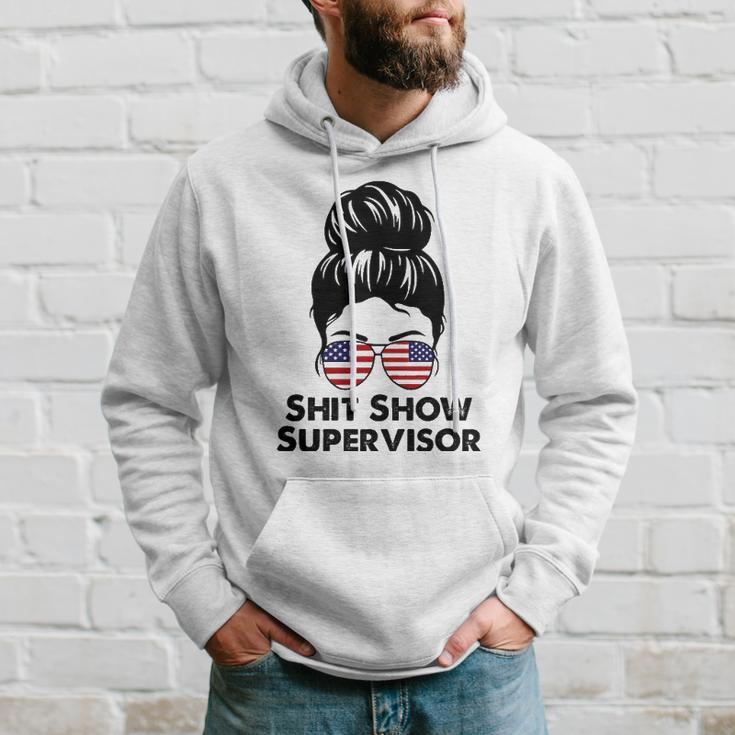 Shit Show Supervisor Funny Mom Dad Boss Manager Teacher Hoodie Gifts for Him