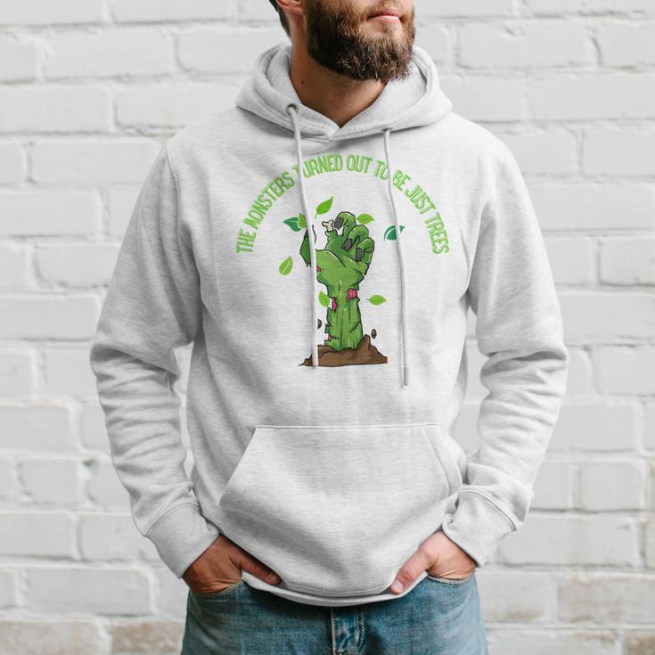 The Monsters Turned Out To Be Just Trees Hand Monster Hoodie Gifts for Him