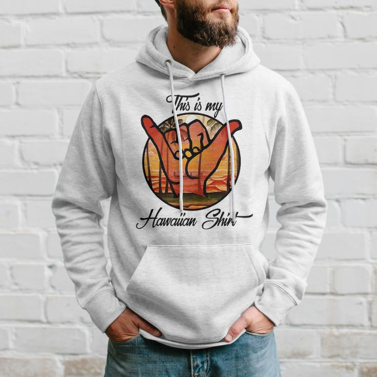 This Is My Hawaiian Funny Tropical Hawaii Costume Gift Hoodie Gifts for Him
