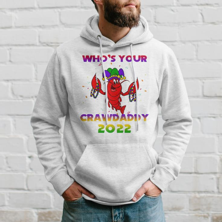 Whos Your Crawdaddy Crawfish Flag Mardi Gras Kids Men Women Hoodie Gifts for Him
