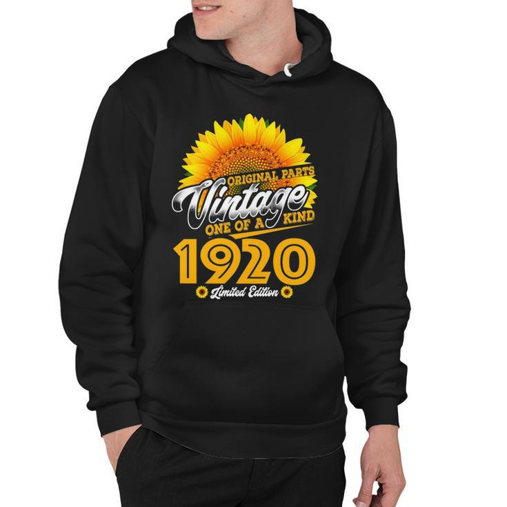 1920 Birthday Woman Gift   1920 One Of A Kind Limited Edition Hoodie