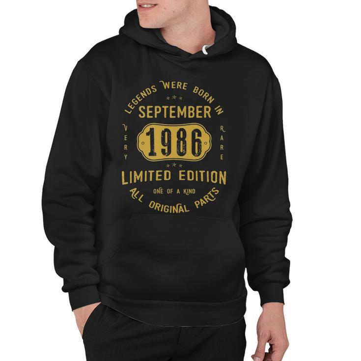 1986 September Birthday Gift   1986 September Limited Edition Hoodie
