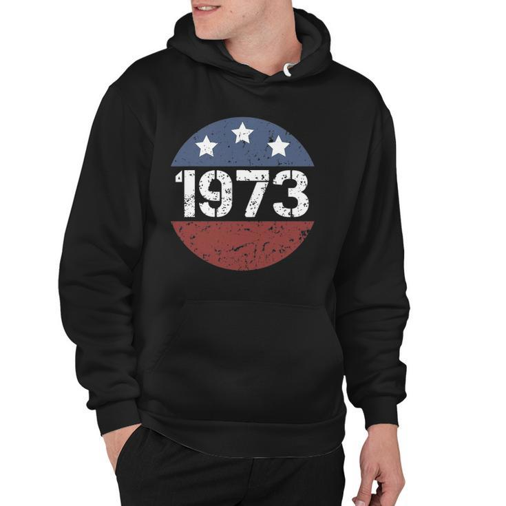 American Flag 1973 Protect Roe V Wade Feminism Pro Choice Hoodie