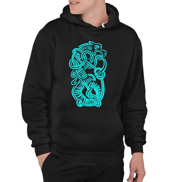 Ancient Viking Dragon Amulet  For Nordic Lore Lovers V3 Hoodie