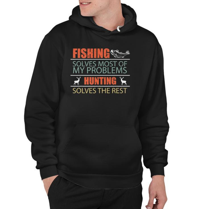 Angler Fish Fishing And Hunting Family Camping Hoodie
