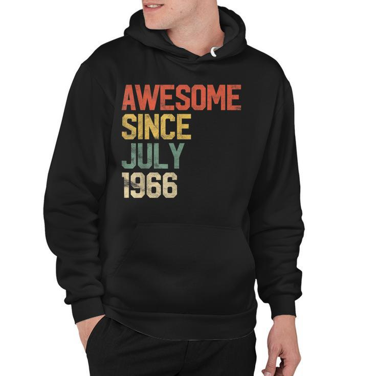 Awesome Since July 1966 Men Woman 55Th Birthday 55 Year Old  Hoodie