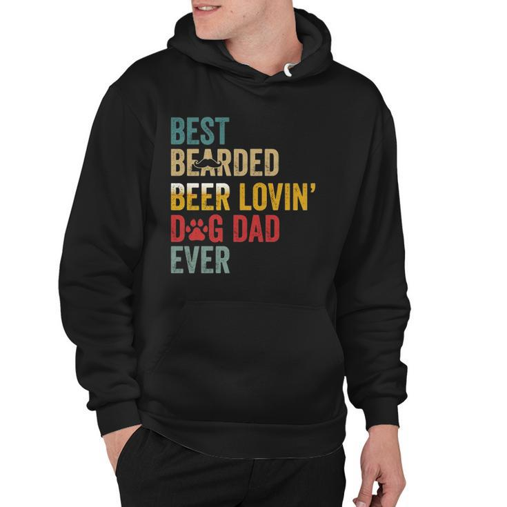 Best Bearded Beer Lovin’ Dog Dad Ever-Best For Dog Lovers  Hoodie