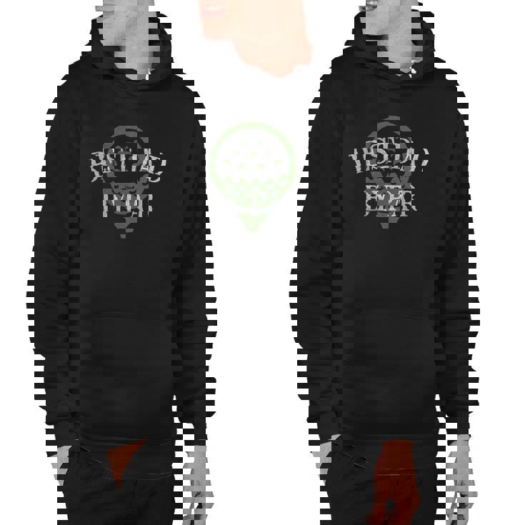 Best Dad By Par Fathers Day Golf Lover Gift Papa Golfer Hoodie