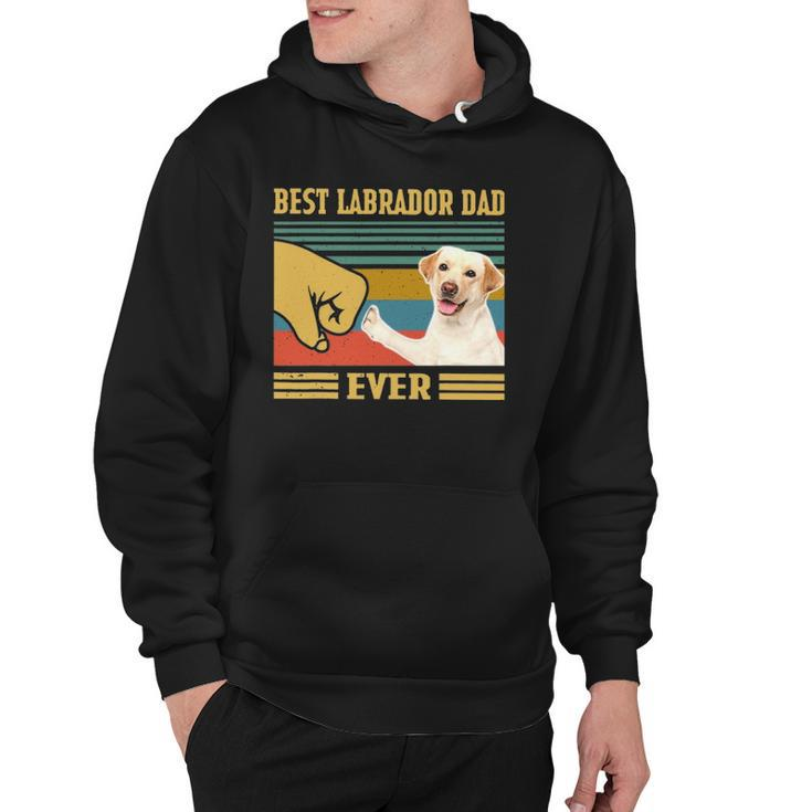Best Labrador Dad Ever Vintage Fathers Day Christmas Hoodie