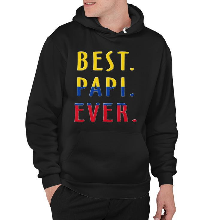 Best Papi Ever Colombian Flag Hoodie
