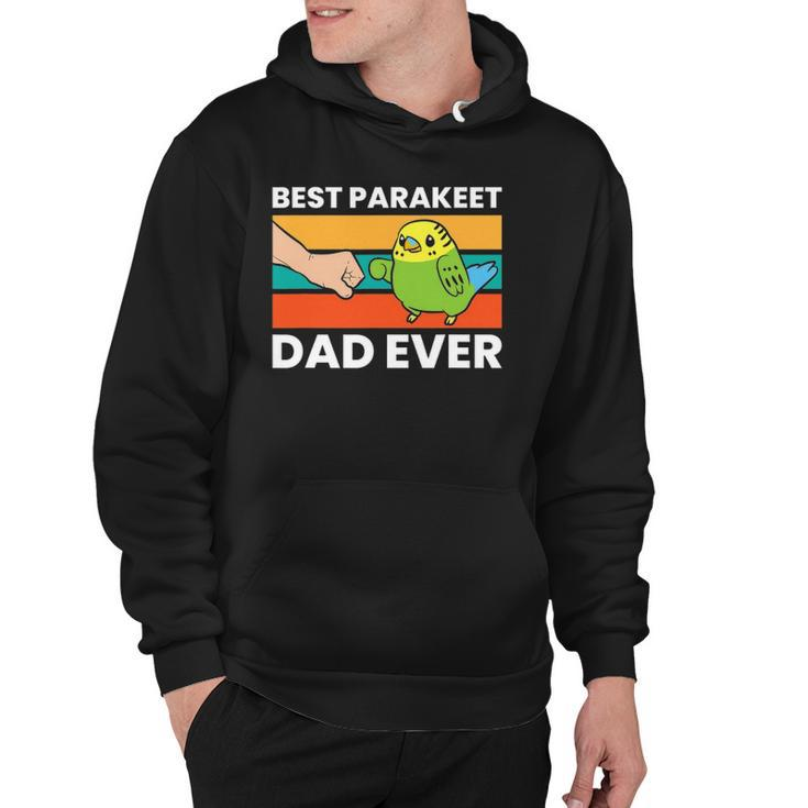 Best Parakeet Dad Ever Vintage Retro Hoodie