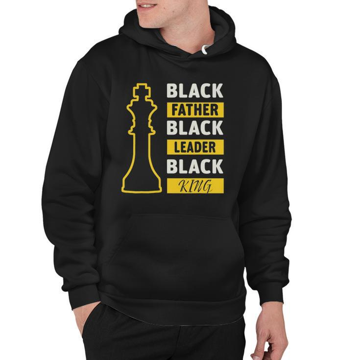 Black Father Black King Fathers Day Hoodie