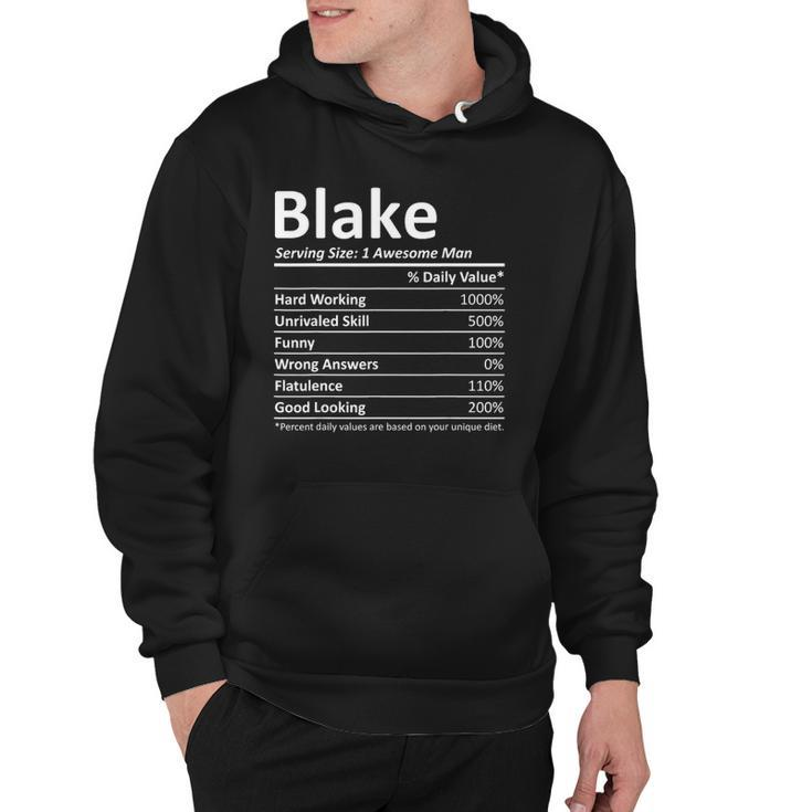 Blake Nutrition Funny Birthday Personalized Name Gift Idea Hoodie