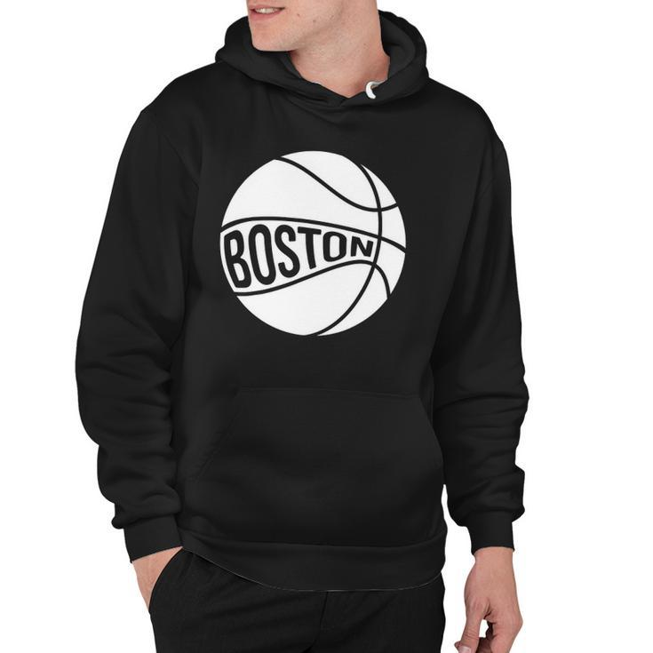 Boston Retro City Massachusetts State Basketball Hoodie