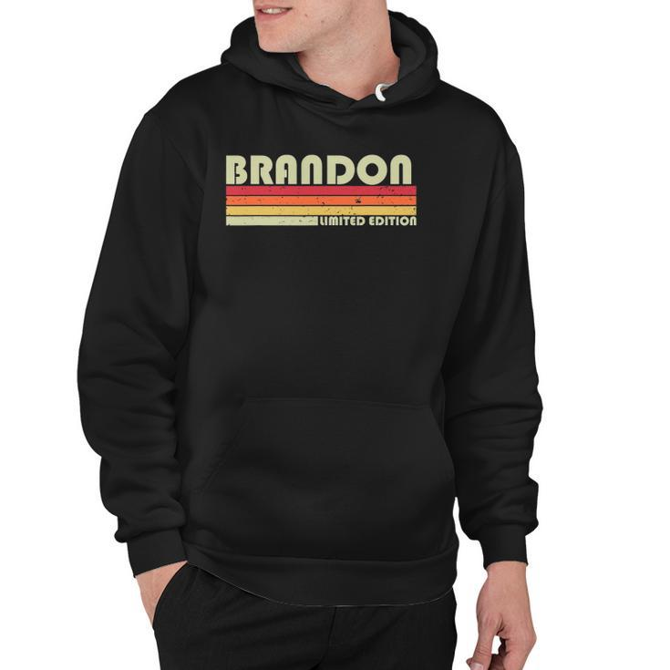 Brandon Gift Name Personalized Funny Retro Vintage Birthday Hoodie