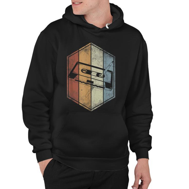 Cassette Tape Retro Vintage Style 80S Music Lover Band  Hoodie
