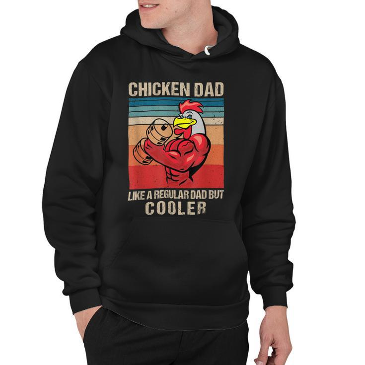 Chicken Chicken Chicken Dad Like A Regular Dad Farmer Poultry Father Day_ V8 Hoodie