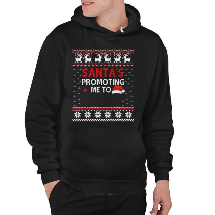Christmas Pregnancy Announcement New Dad Gifts Ugly  Hoodie
